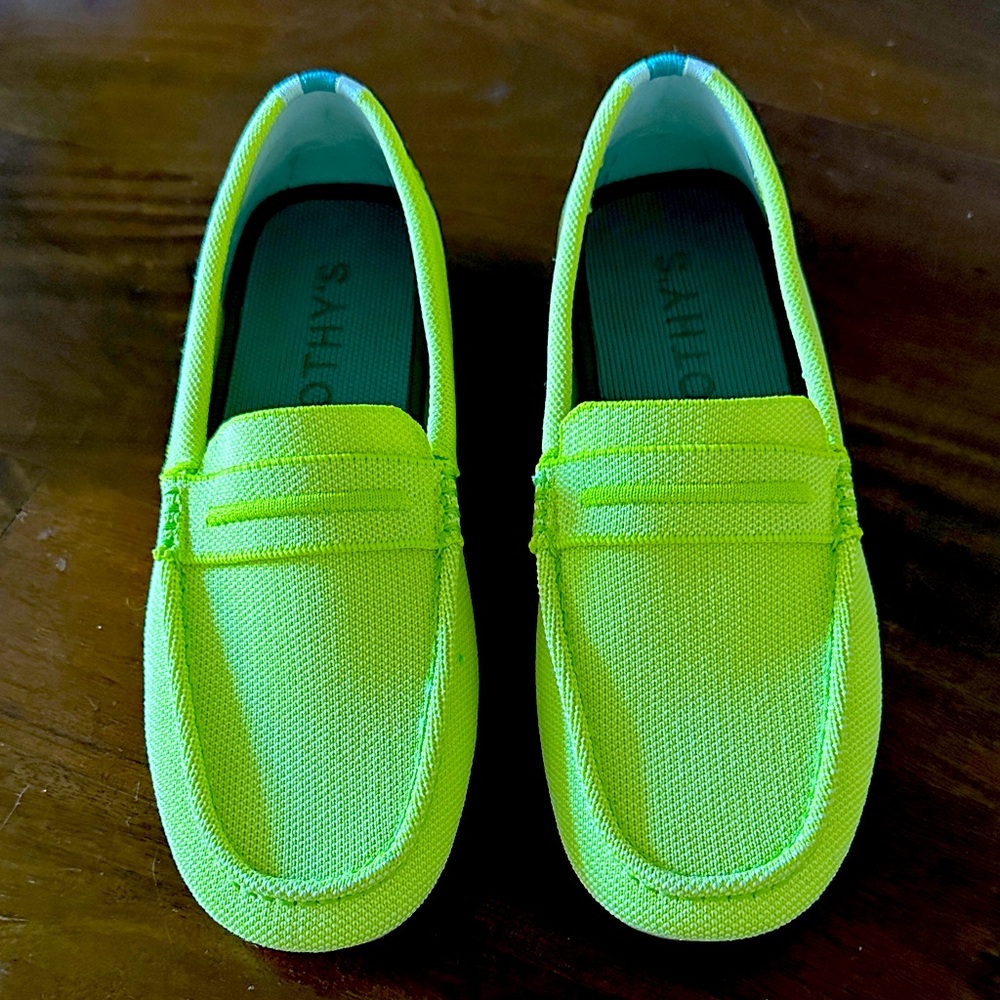 Rothy's Neon Yellow Loafers